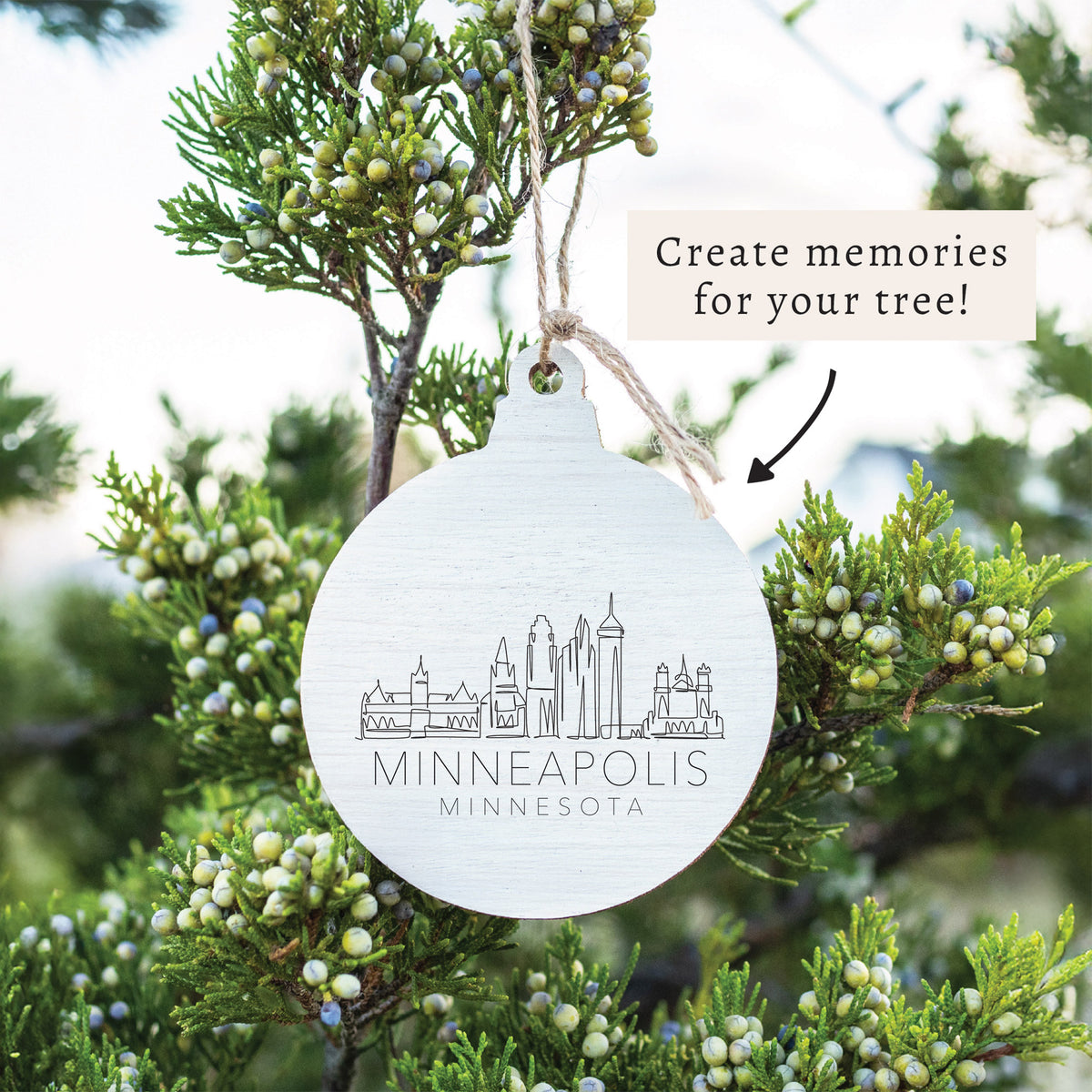Minneapolis Skyline Ornament