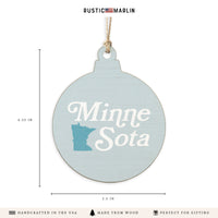 Minnesota Teal Ornament