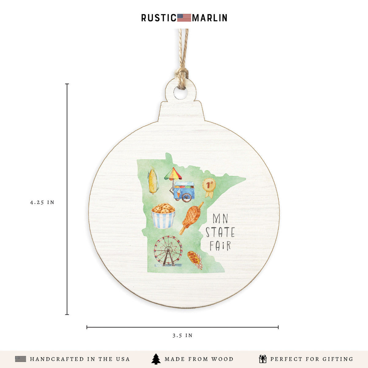 Minnesota State Fair Ornament