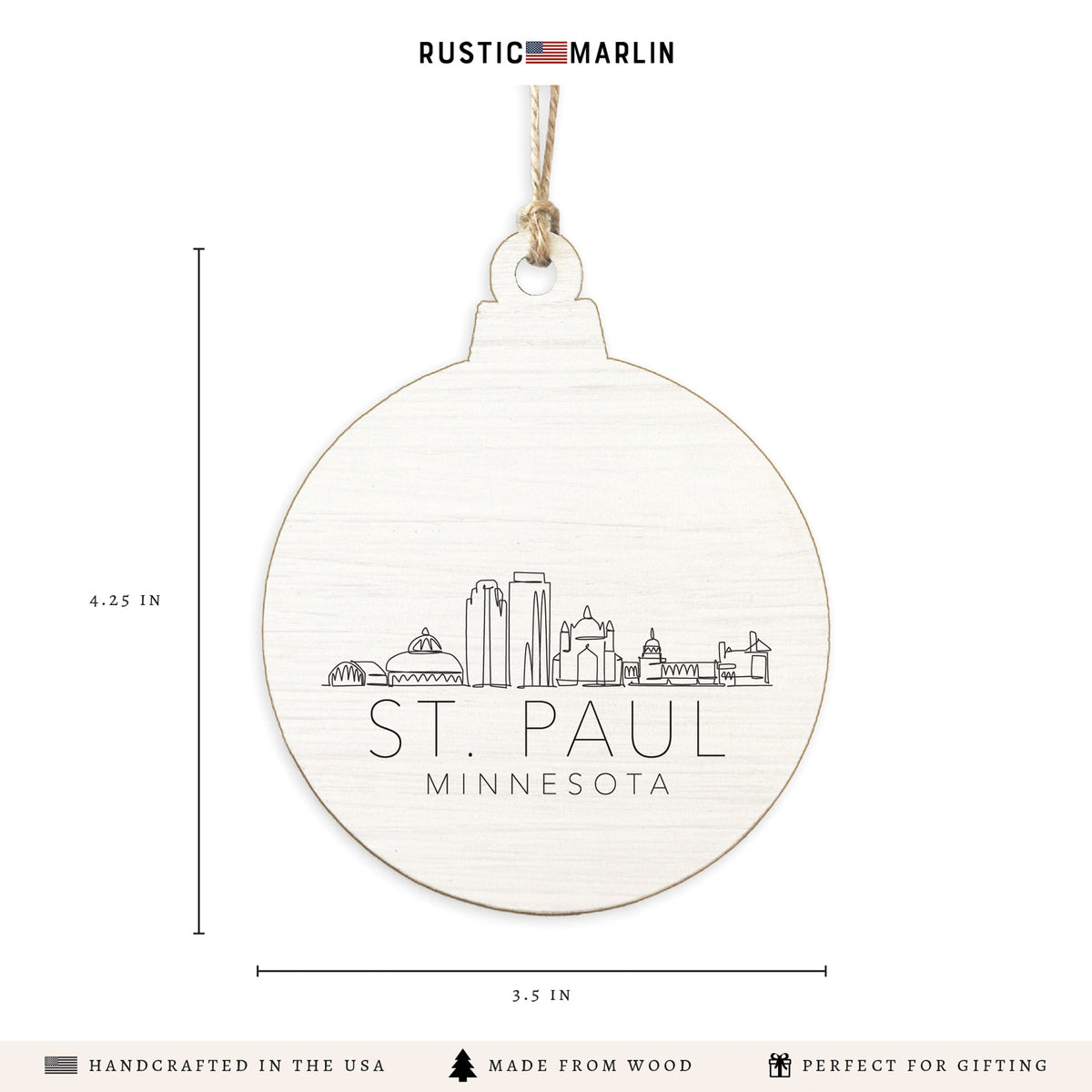 St. Paul Skyline Ornament