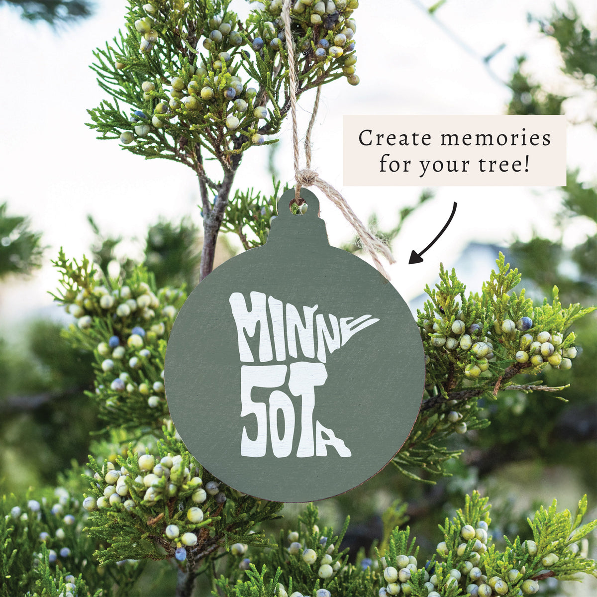 Minnesota Green Ornament