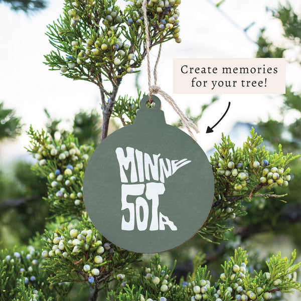 Minnesota Green Ornament