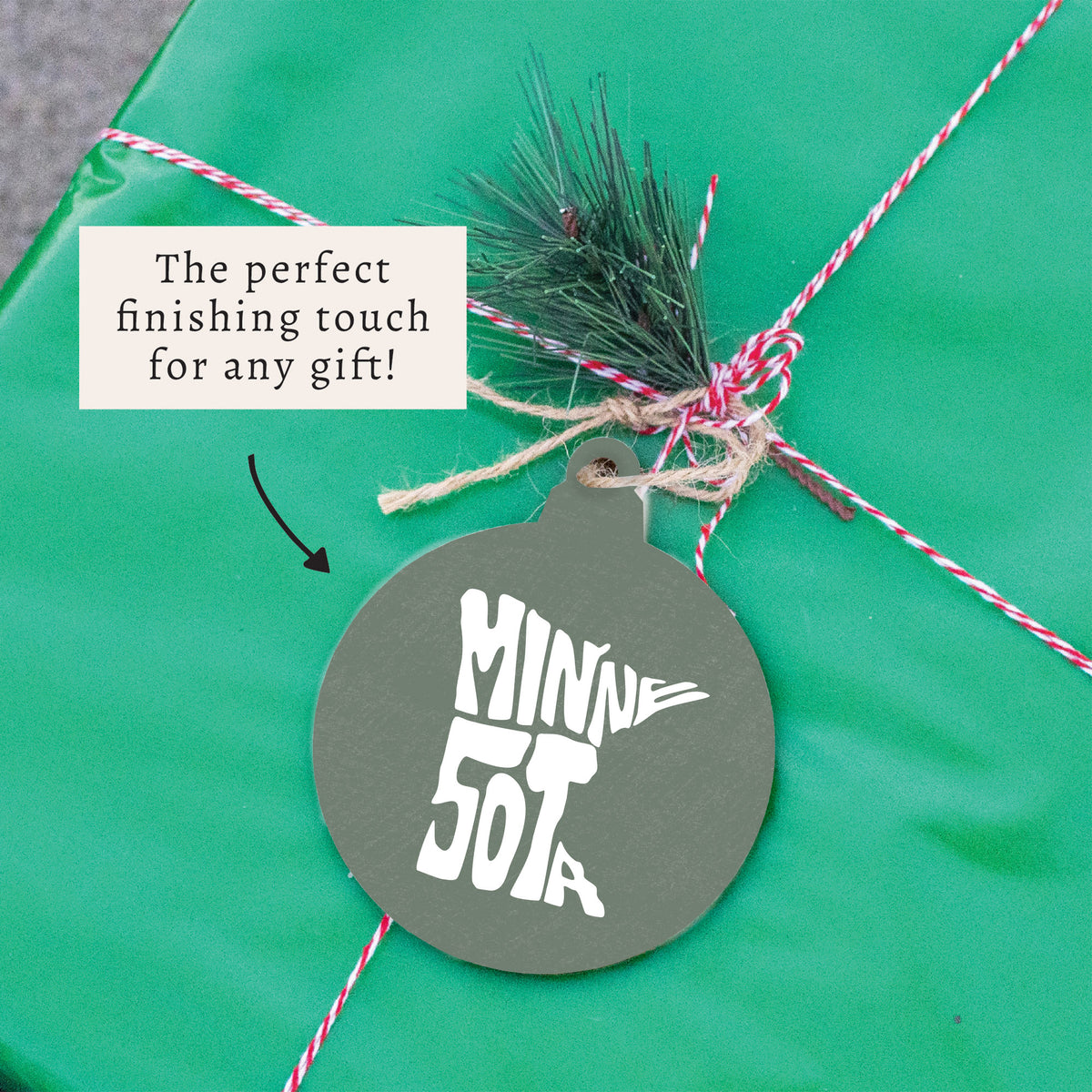 Minnesota Green Ornament