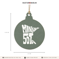 Minnesota Green Ornament