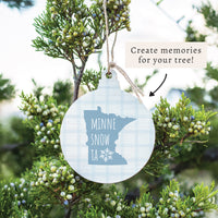 Minne-Snow-Ta Ornament