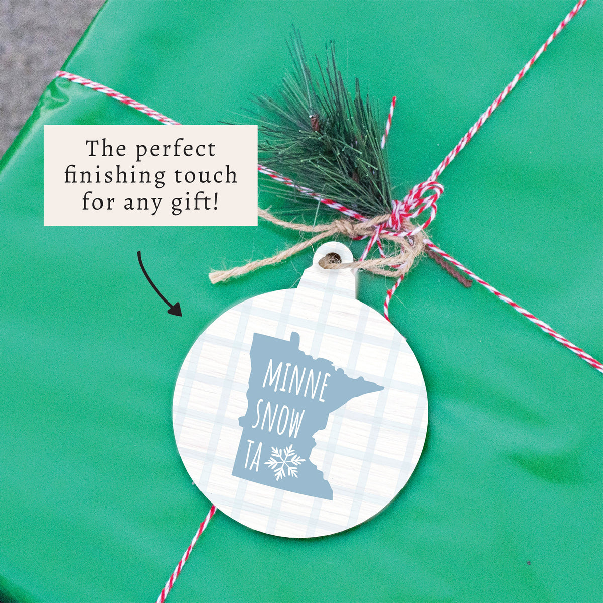 Minne-Snow-Ta Ornament