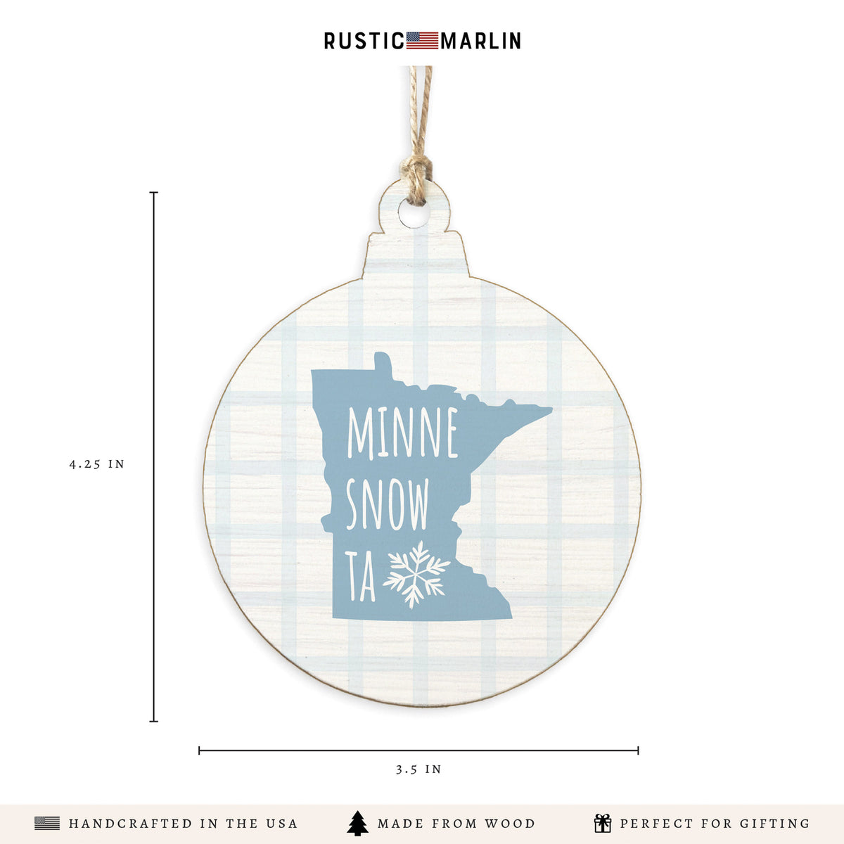 Minne-Snow-Ta Ornament