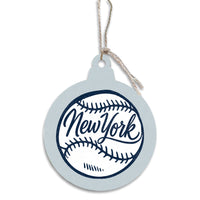 New York Baseball Ornament