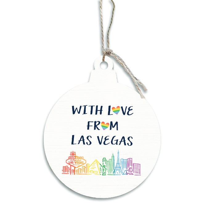 With Love From Las Vegas Pride Ornament