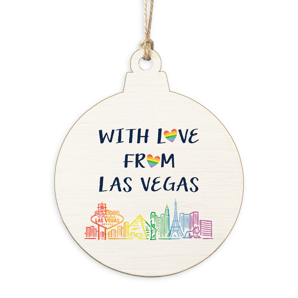 With Love From Las Vegas Pride Ornament