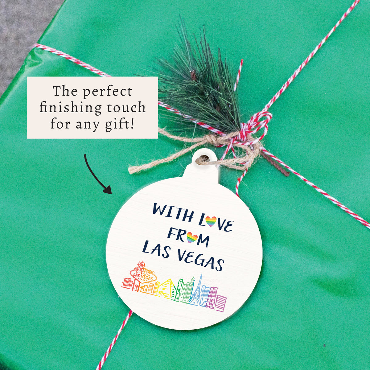 With Love From Las Vegas Pride Ornament