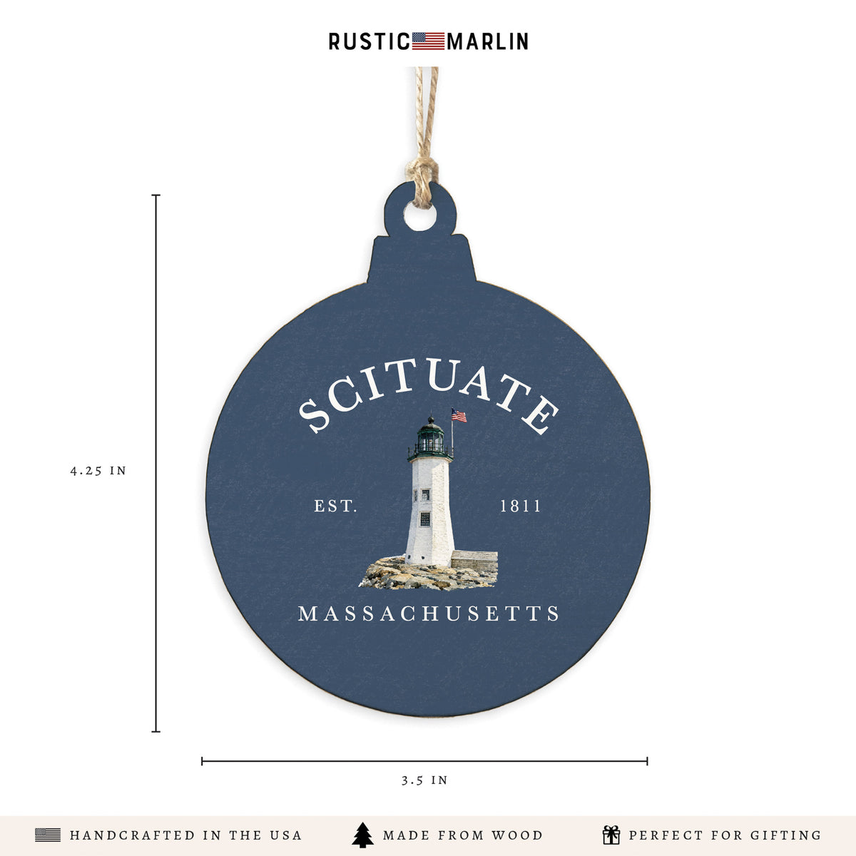 *Scituate Lighthouse Ornament