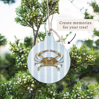 Maryland Striped Crab Ornament