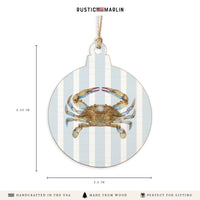 Maryland Striped Crab Ornament