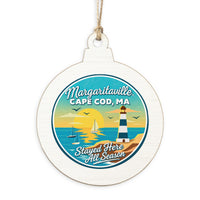 *Cape Cod Stayed Here All Season Ornament