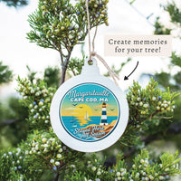 *Cape Cod Stayed Here All Season Ornament