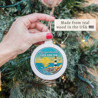 *Cape Cod Stayed Here All Season Ornament
