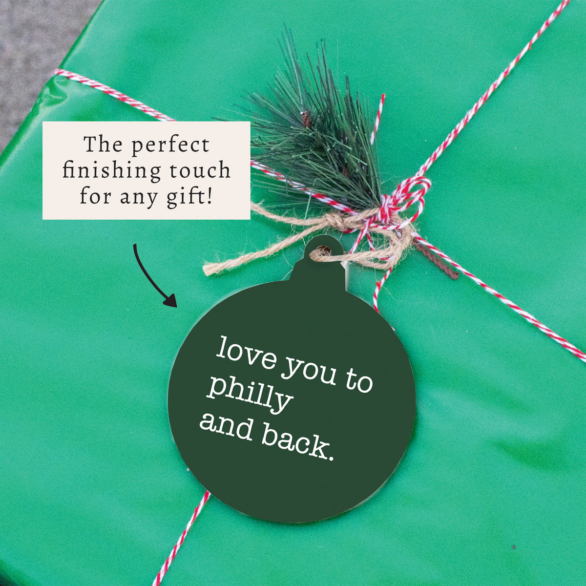 Love You To Philly Ornament