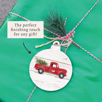 Nantucket Christmas Tree Truck Ornament