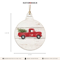 Nantucket Christmas Tree Truck Ornament