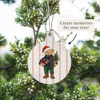 Holiday Teddy Bear Ornament