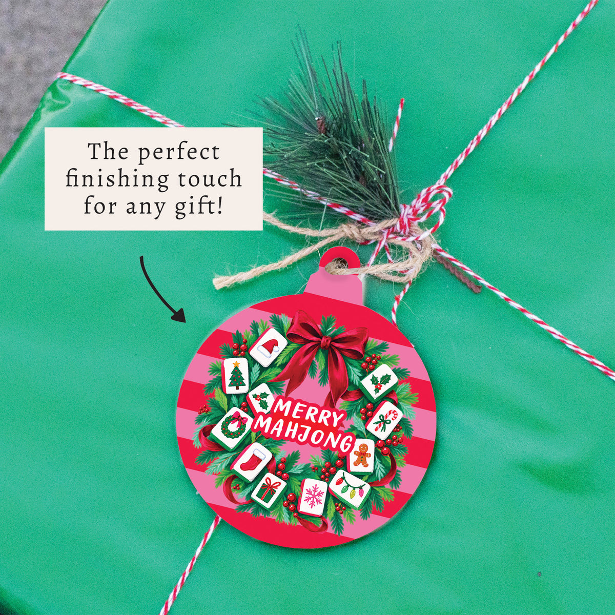 Merry Mahjong Ornament