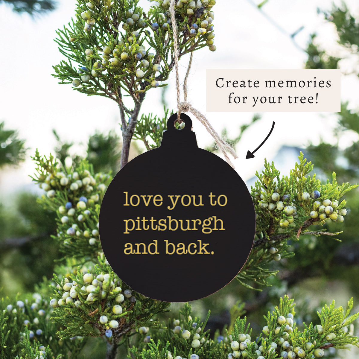 Love You To Pittsburg Ornament