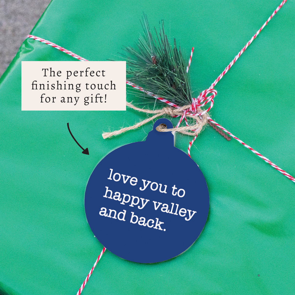 Love You To Happy Val-Ley Ornament