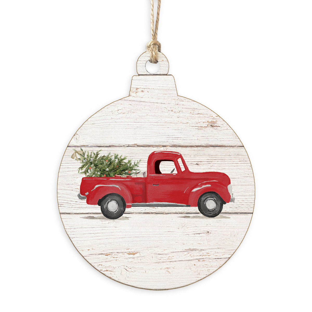 Christmas Tree Truck Ornament
