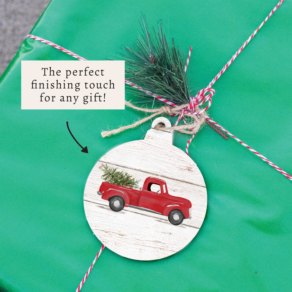 Christmas Tree Truck Ornament