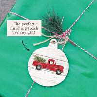 Christmas Tree Truck Ornament