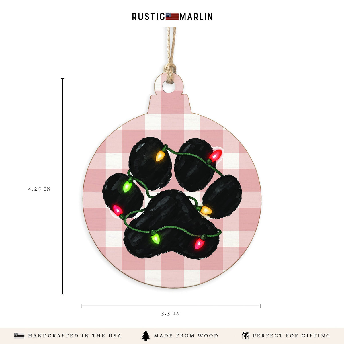 Paw Lights Ornament