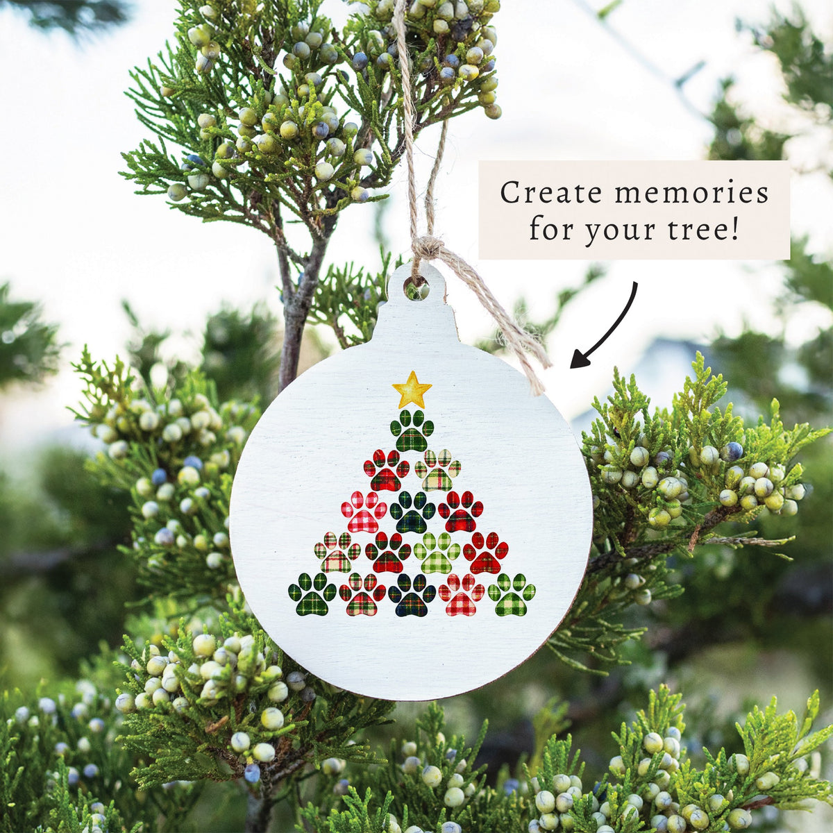 Paw Tree Ornament
