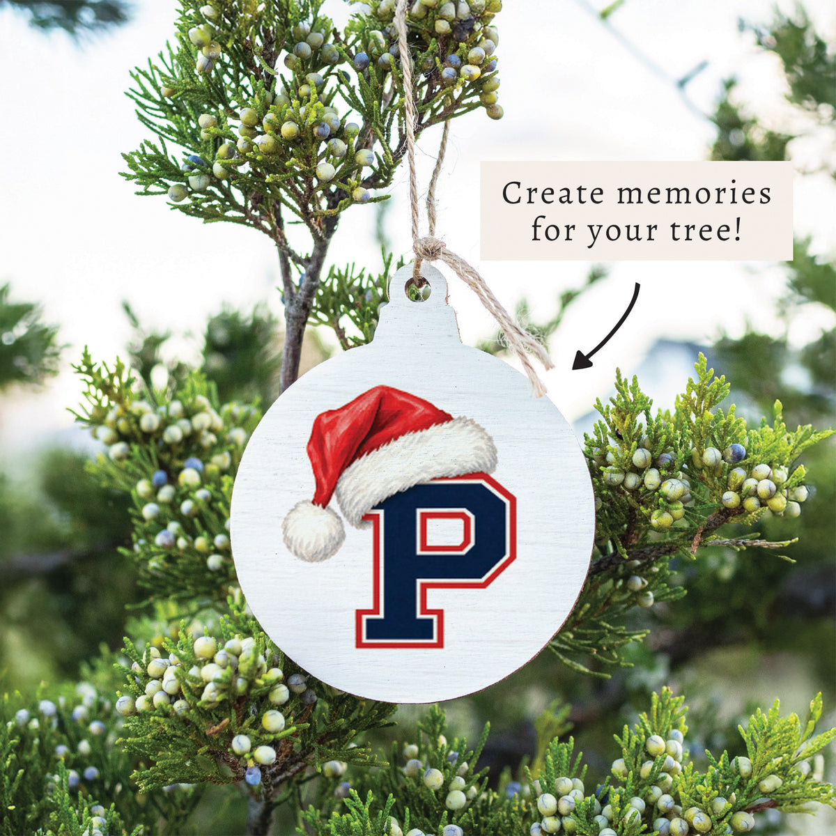 Pembroke Santa Hat P Ornament