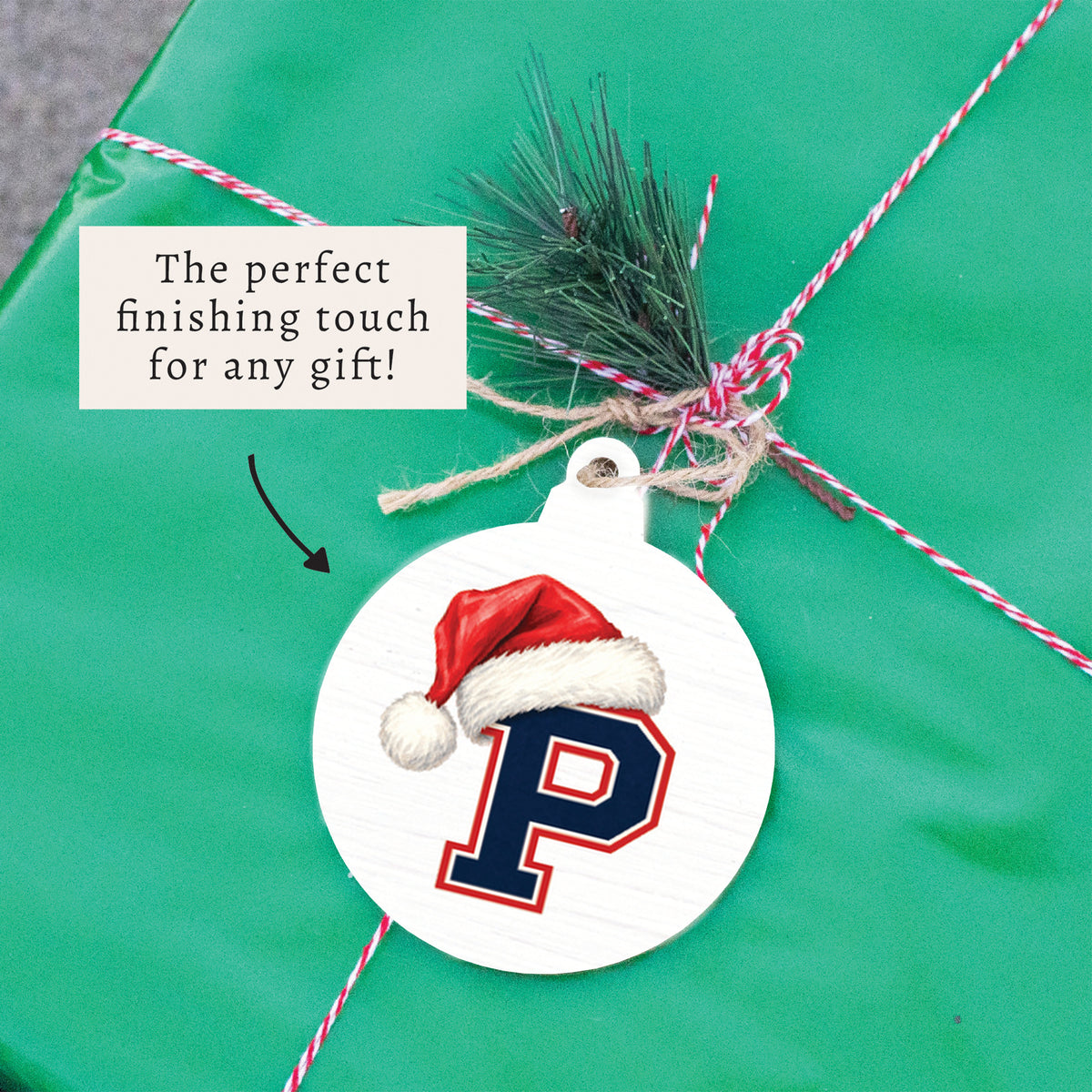 Pembroke Santa Hat P Ornament