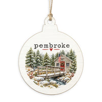Pembroke Winter Bridge Ornament