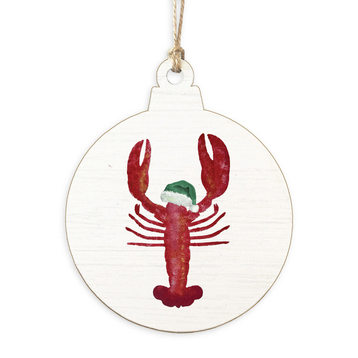 Santa Lobster Ornament