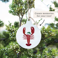 Santa Lobster Ornament