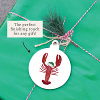 Santa Lobster Ornament