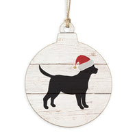 Santa Dog Bulb Ornament | Christmas Ornament | Dog Gift
