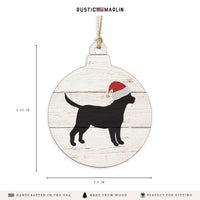Santa Dog Bulb Ornament | Christmas Ornament | Dog Gift