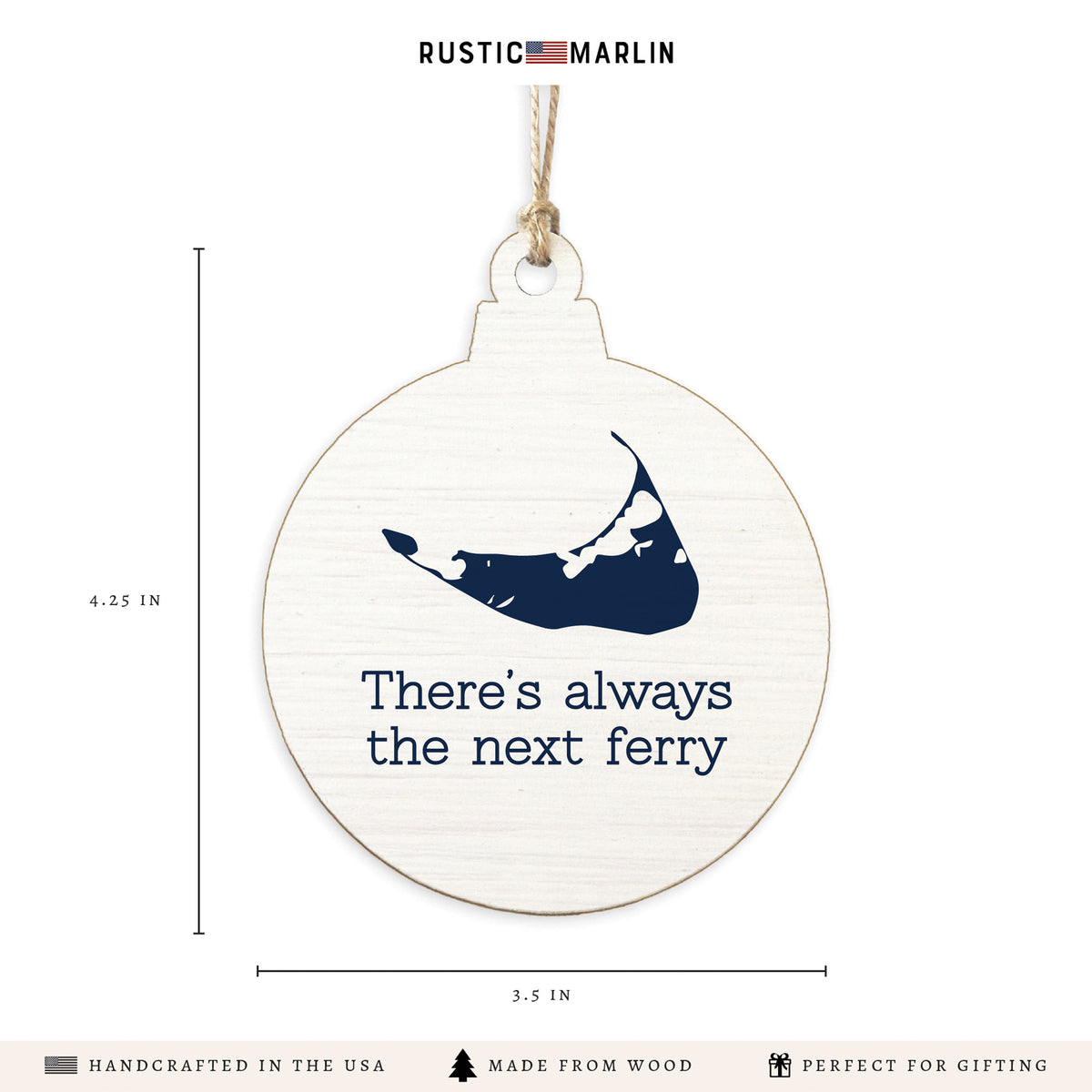 Nantucket Next Ferry Ornament