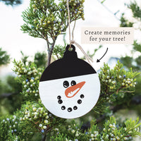 Snowman Face Ornament