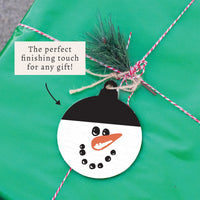 Snowman Face Ornament
