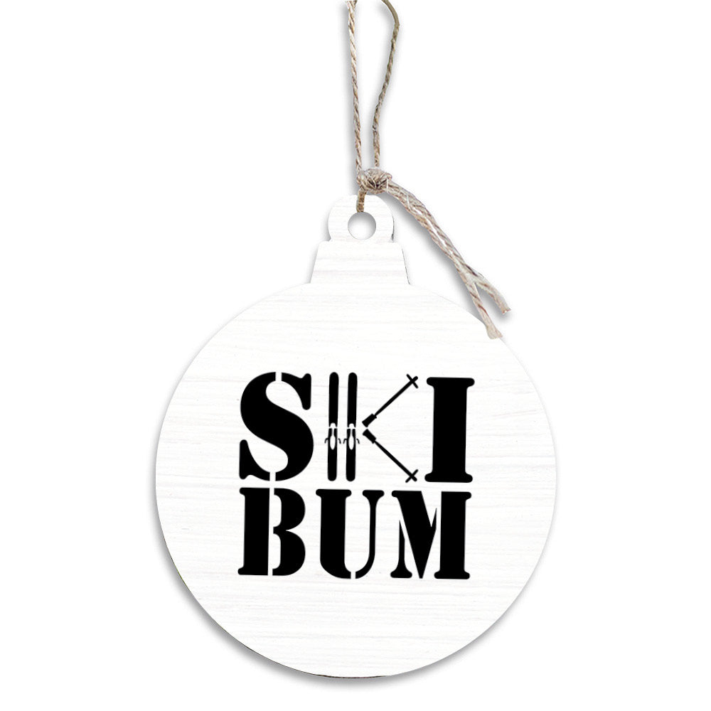 Rustic Marlin Ski Bum Ornament - Thumbnail 2