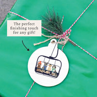 Dogs Ski Lift Ornament