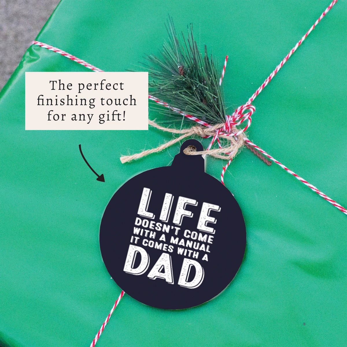 Life Comes With A Dad Ornament