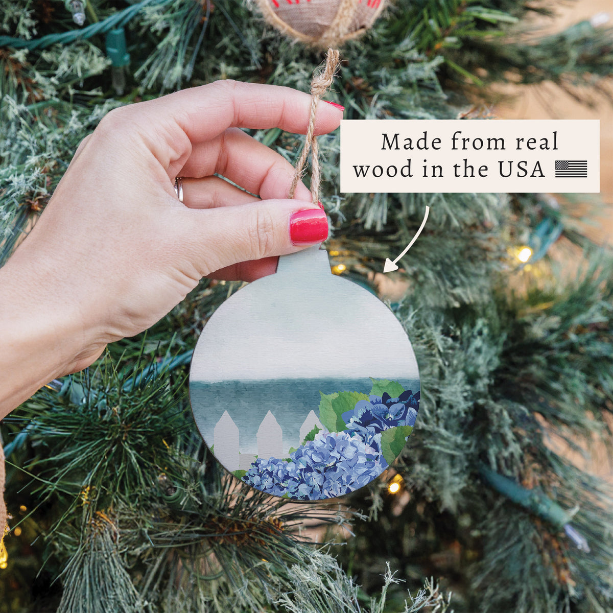 Hydrangea Dreams Ornament