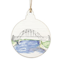 Watercolor Bridge Ornament