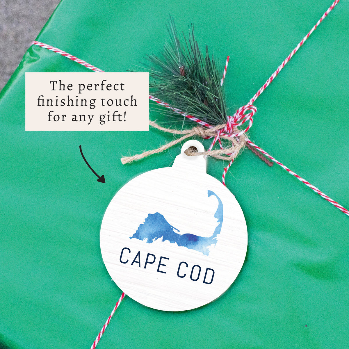 Watercolor Cape Cod Ornament